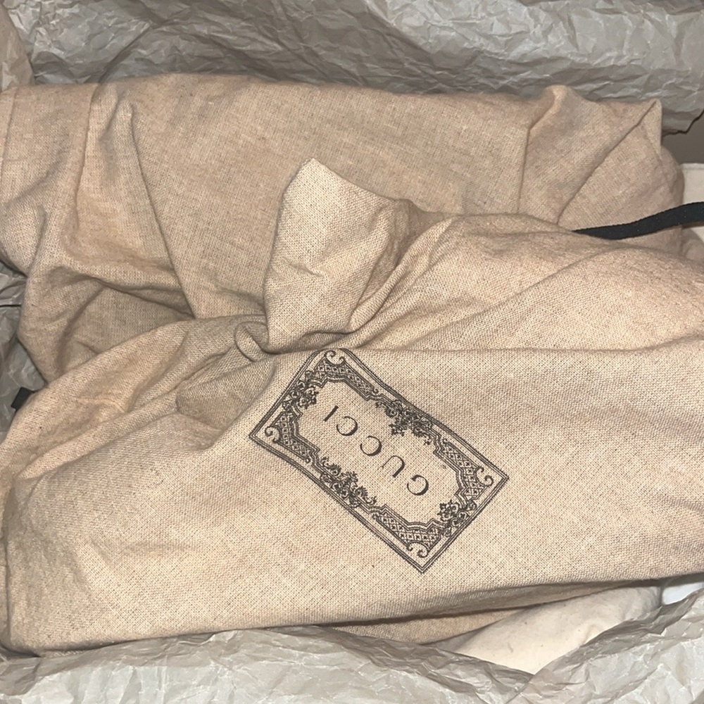 Gucci platform slide size 39 size 8 women’s use tan brown and burgundy